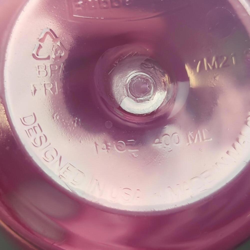 Set of 2 RUBBERMAID Chug Style Flip Top 14 oz. Plastic Drink Bottles 7M21 - Picture 7 of 7